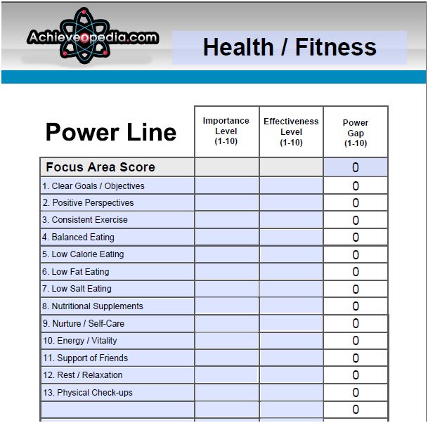 Health and Fitness Snip
